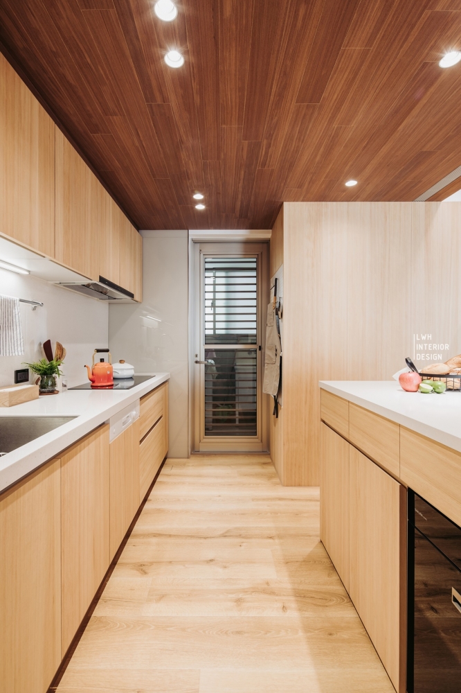 木質調廚房設計